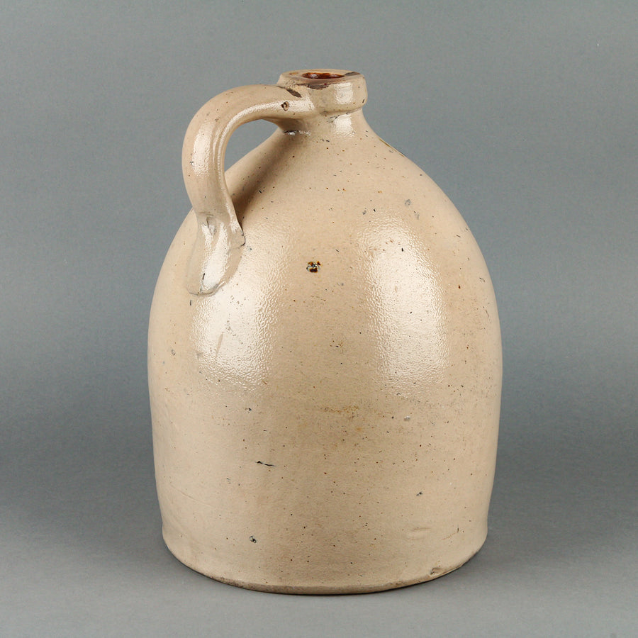 N. EBERHARDT Blue Flower Stoneware Crock Jug