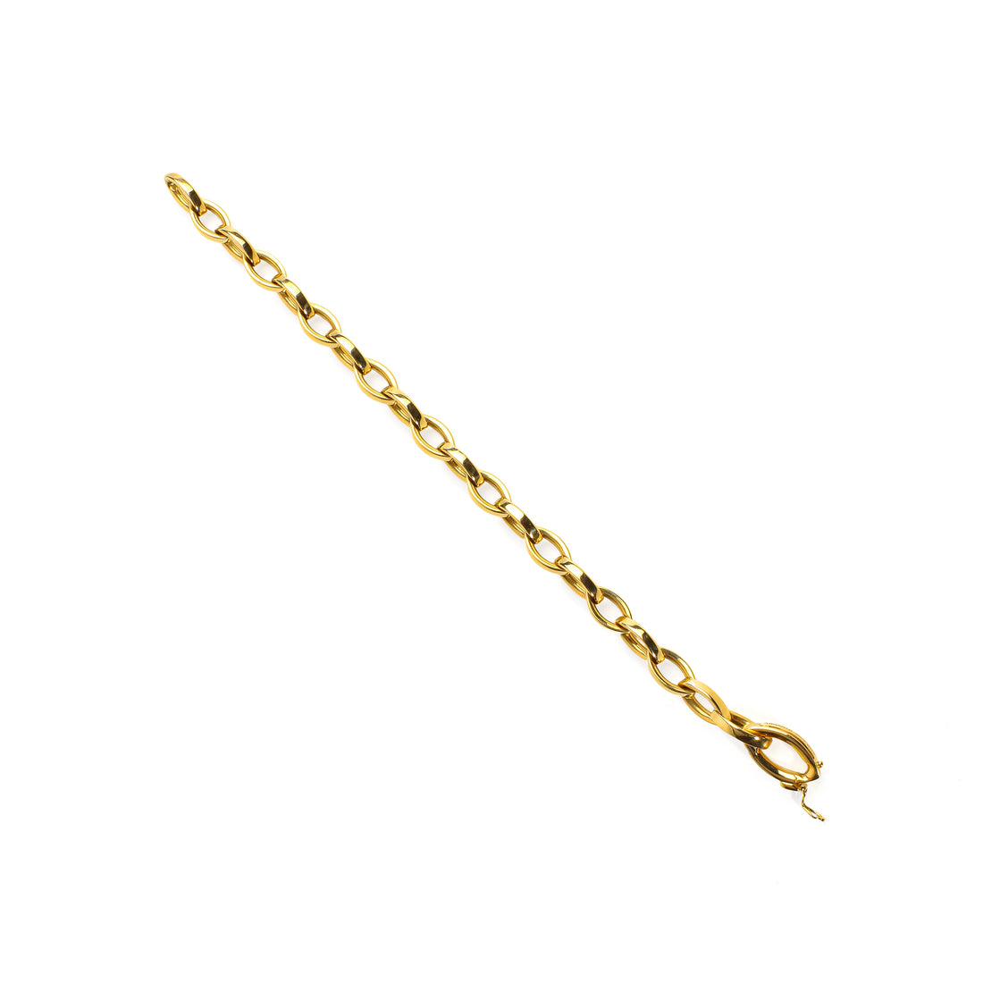 TIFFANY & CO. 18K Yellow Gold Oval Link Bracelet
