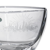 TIFFANY & CO. Crystal NYC Skyline Triangle Bowl