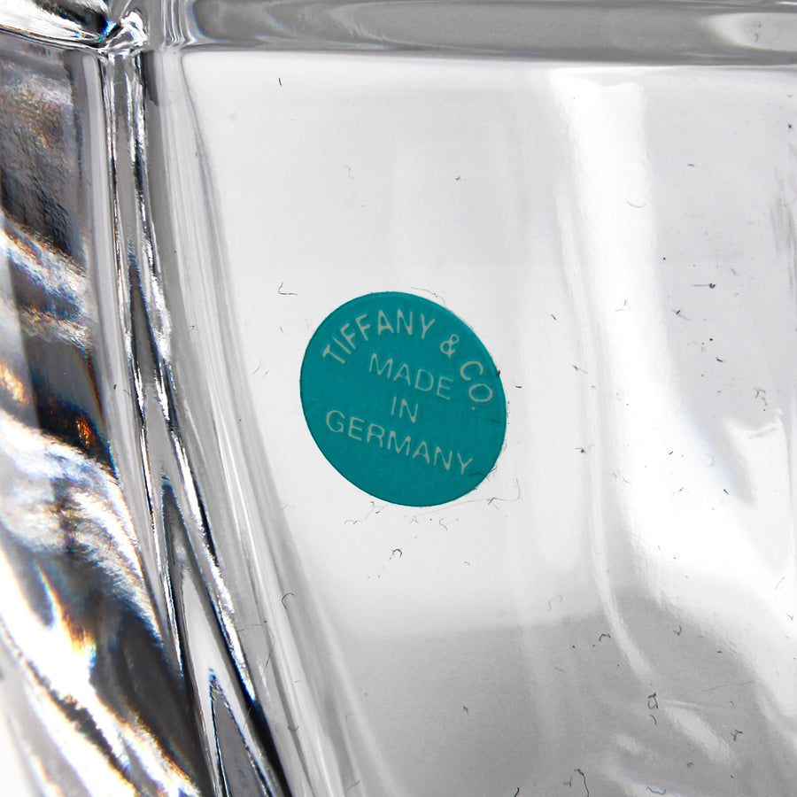 TIFFANY & CO. Crystal NYC Skyline Triangle Bowl