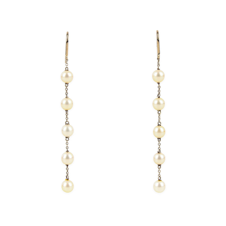 TIFFANY & CO. Elsa Peretti Pearls by the Yard Drop Earrings