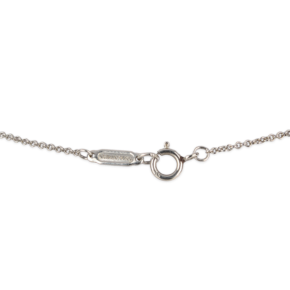 TIFFANY & CO. Platinum Diamond Infinity Necklace