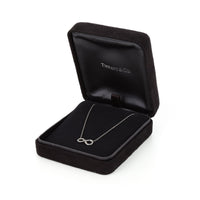 TIFFANY & CO. Platinum Diamond Infinity Necklace