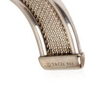 TIFFANY & CO Sterling Silver Mesh Cuff Bracelet