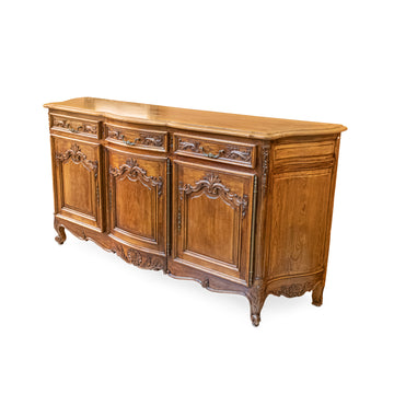 Vintage Carved Oak Buffet