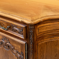 Vintage Carved Oak Buffet