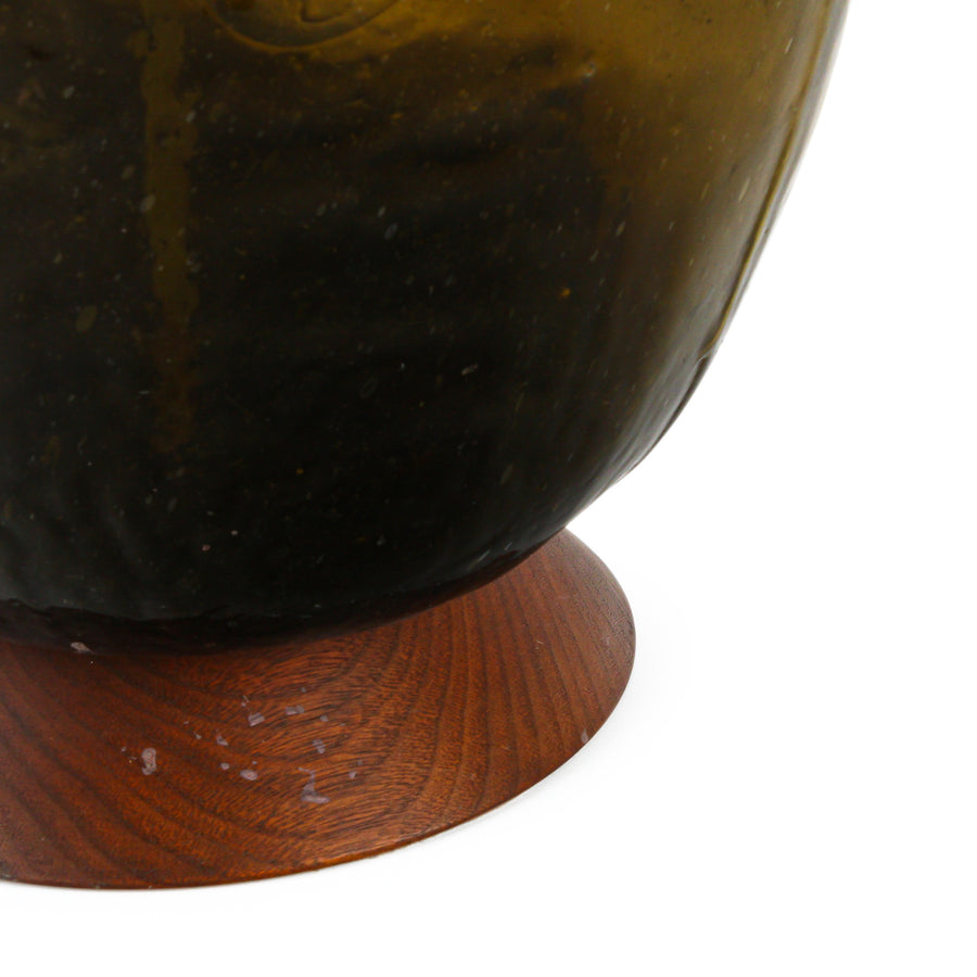Vintage Demijohn Bottle Table Lamp