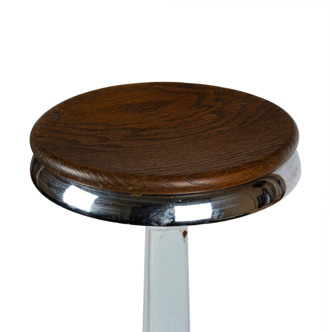 Vintage Painted Steel Soda Fountains Stools - Set of 4