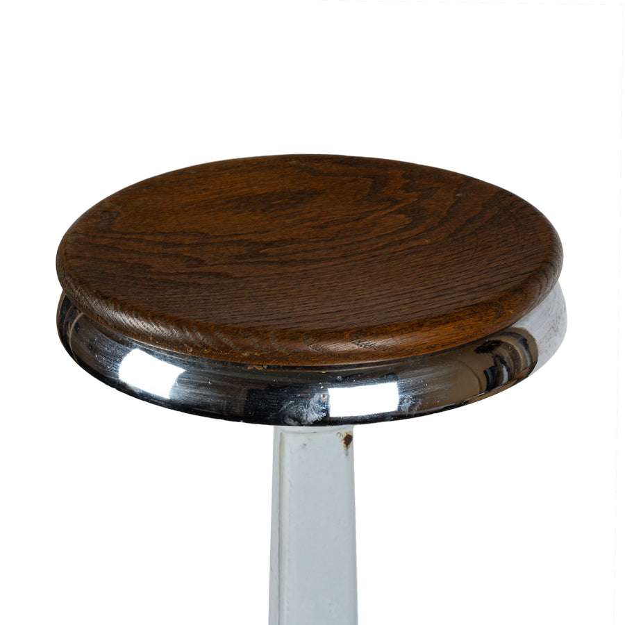 Vintage Painted Steel Soda Fountains Stools - Set of 4