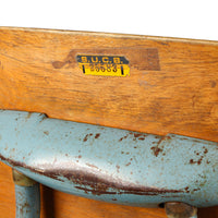 Vintage Plywood & Steel Drafting Chair