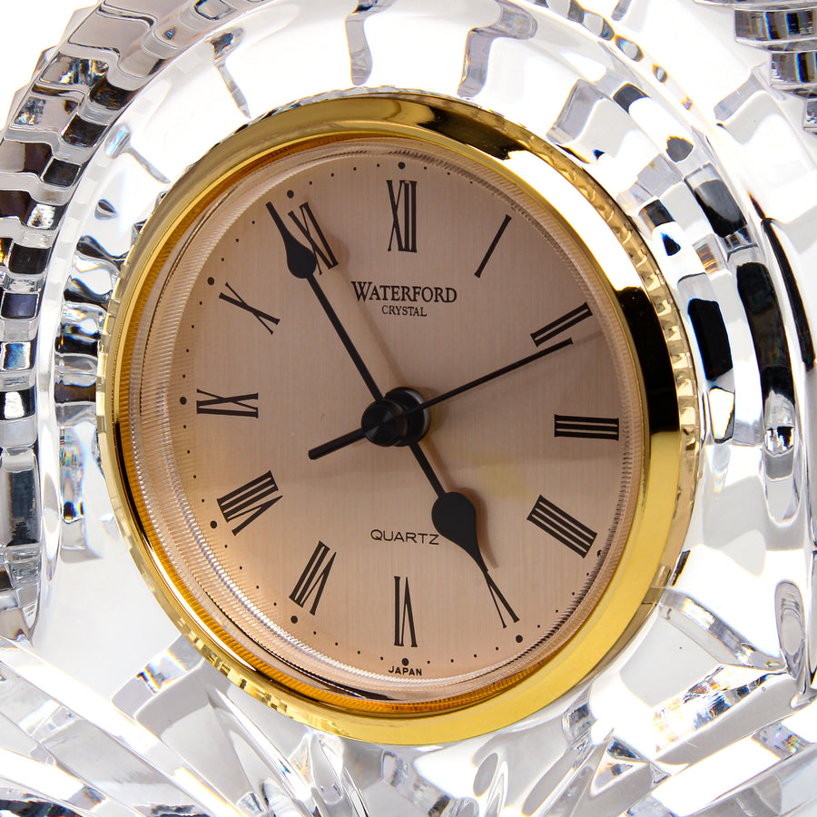 WATERFORD Crystal Cottage Clock