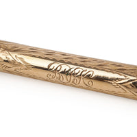 WV&S 15K Yellow Gold Chased Chatelaine Pencil