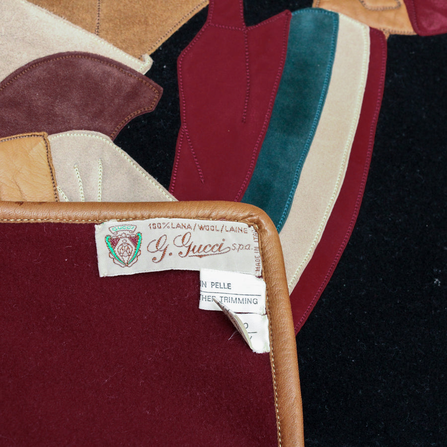 GUCCI Equestrian Throw Blanket - Wool & Leather