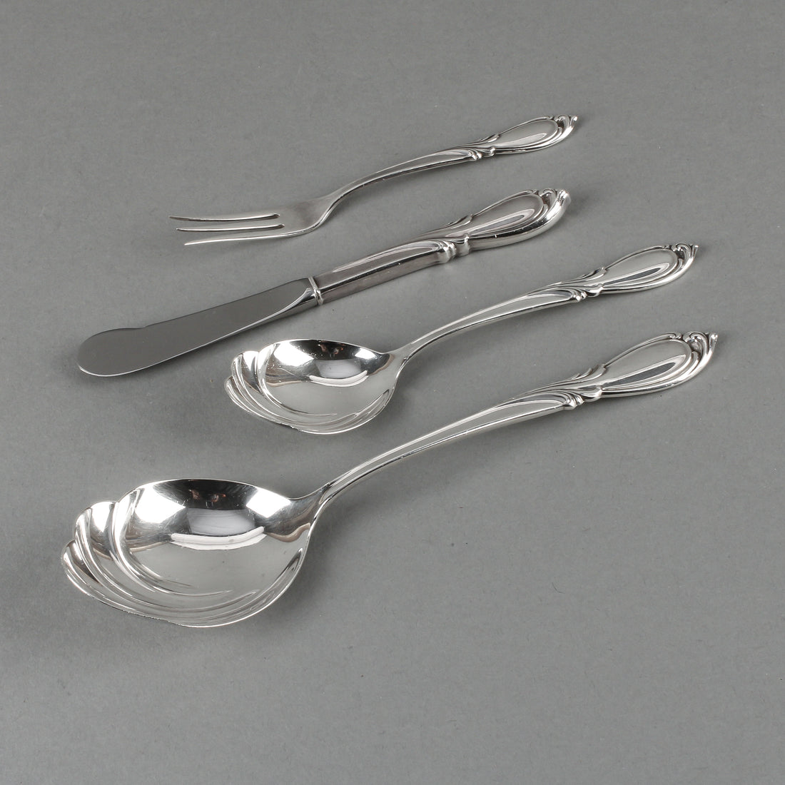 INTERNATIONAL Rhapsody Sterling Silver Flatware - 57 Pieces