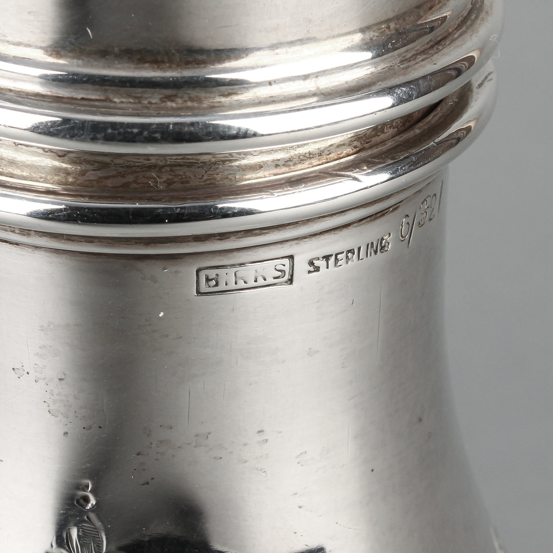 BIRKS Sterling Silver Engraved Sugar Shaker