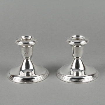 EMPIRE Sterling Silver Candlesticks - Set of 2