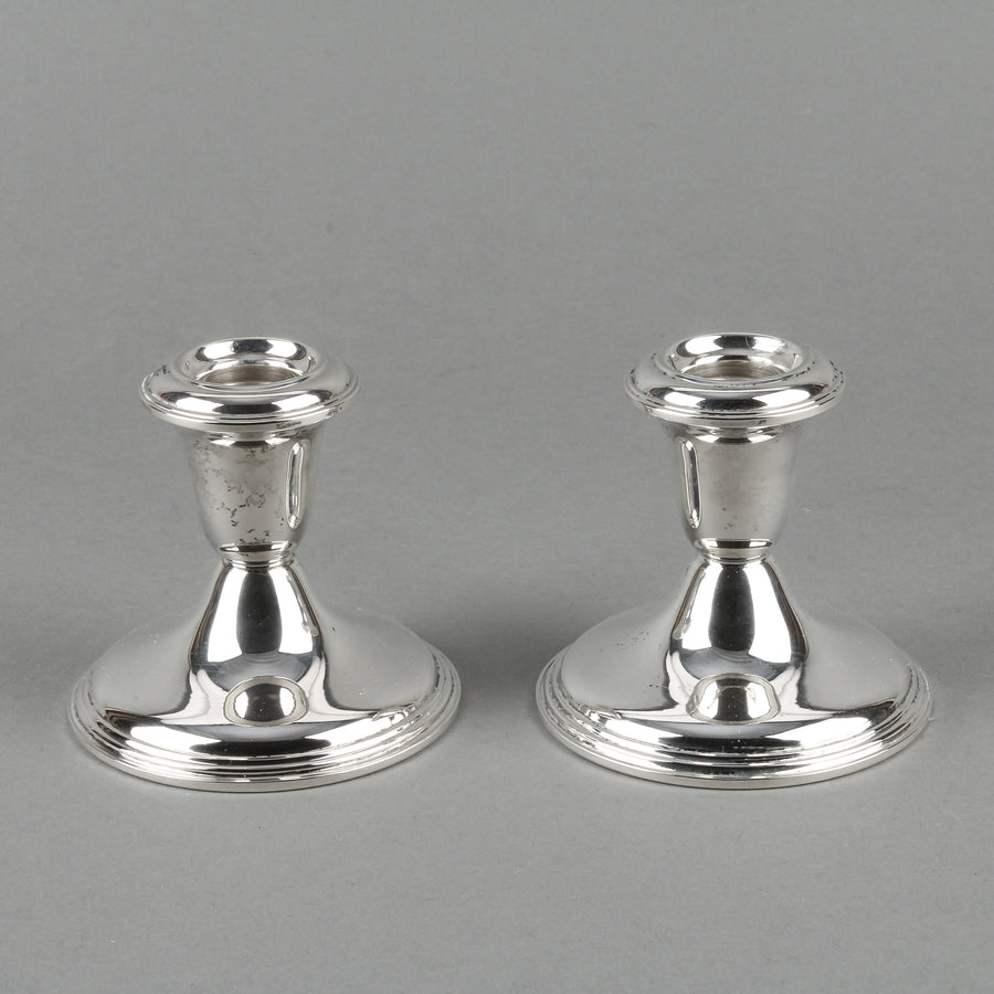 EMPIRE Sterling Silver Candlesticks - Set of 2