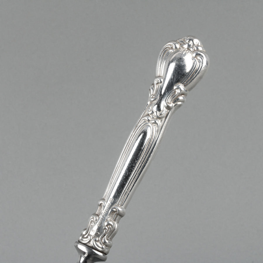 BIRKS Chantilly Sterling Silver Handle Stainless Steel Carving Set