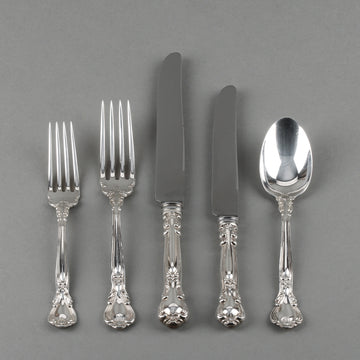 BIRKS Chantilly Sterling Silver Flatware - 56 Pieces