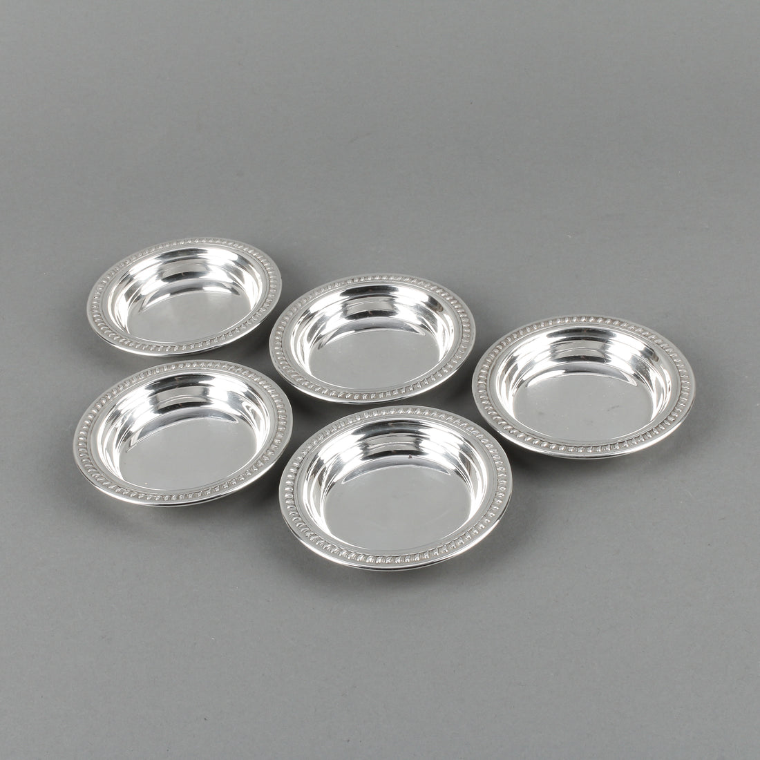 INTERNATIONAL Sterling Silver Nut Dishes - Set of 5