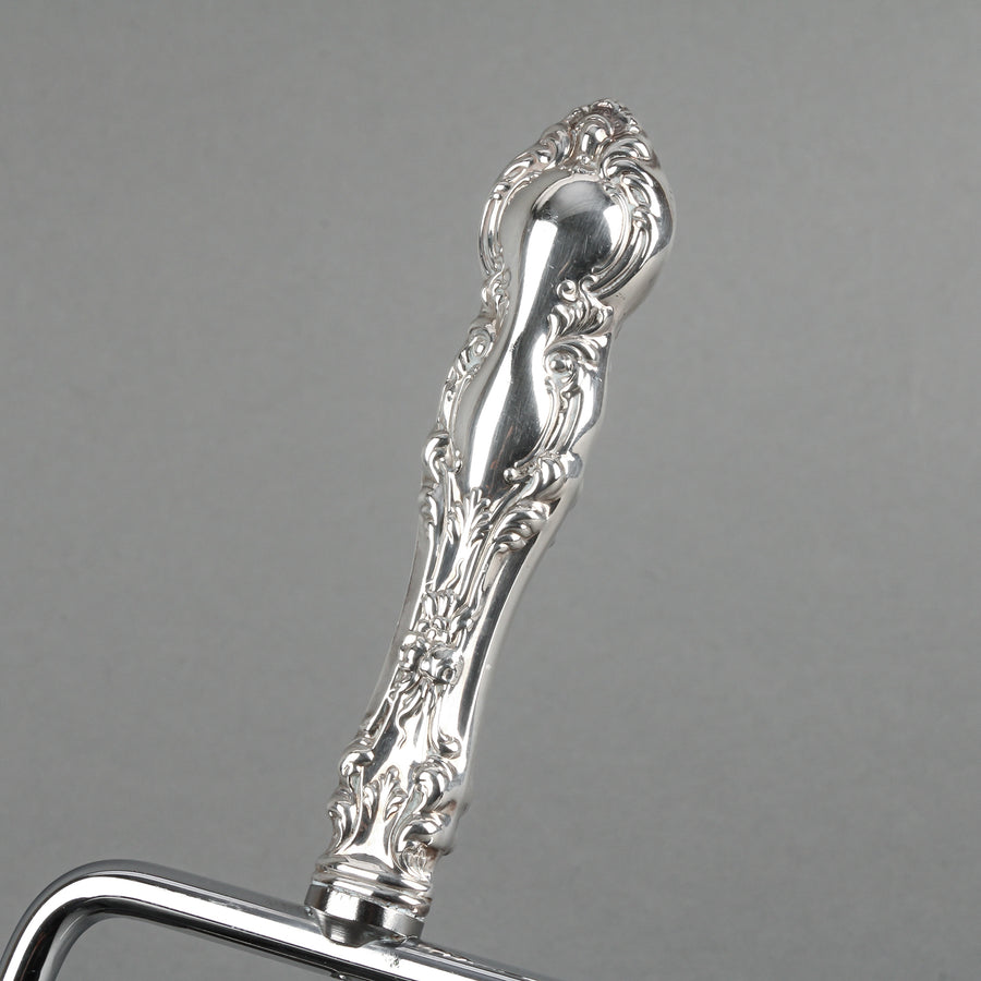 RODEN BROS. Sterling Silver Handle Stainless Steel Cake Breaker/Slicer