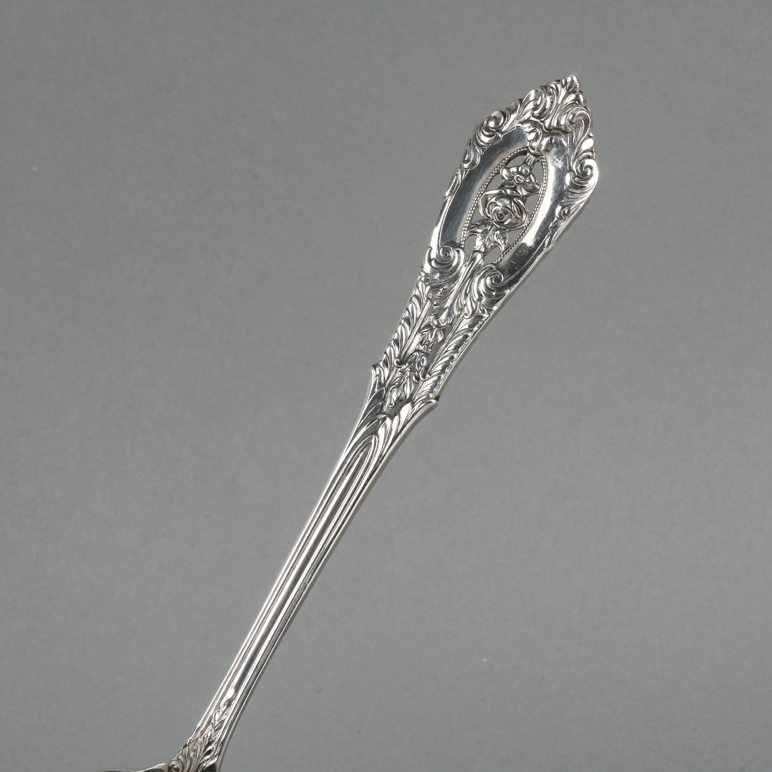 WALLACE Rose Point Sterling Silver Serving Spoon