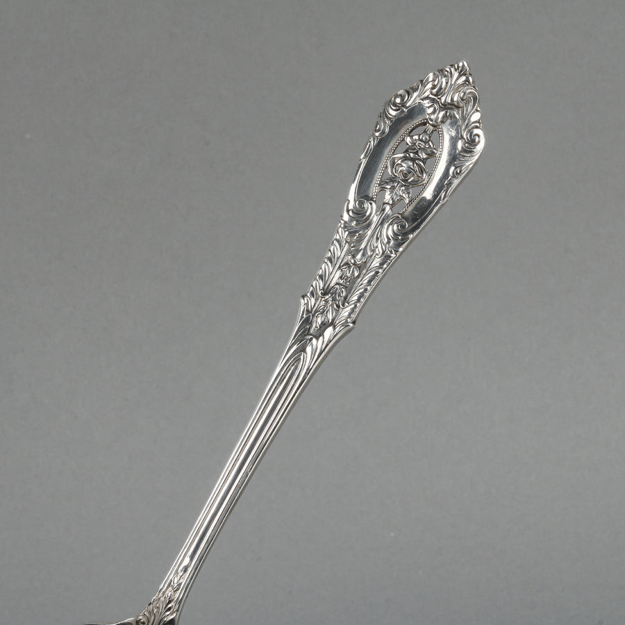 WALLACE Rose Point Sterling Silver Serving Spoon