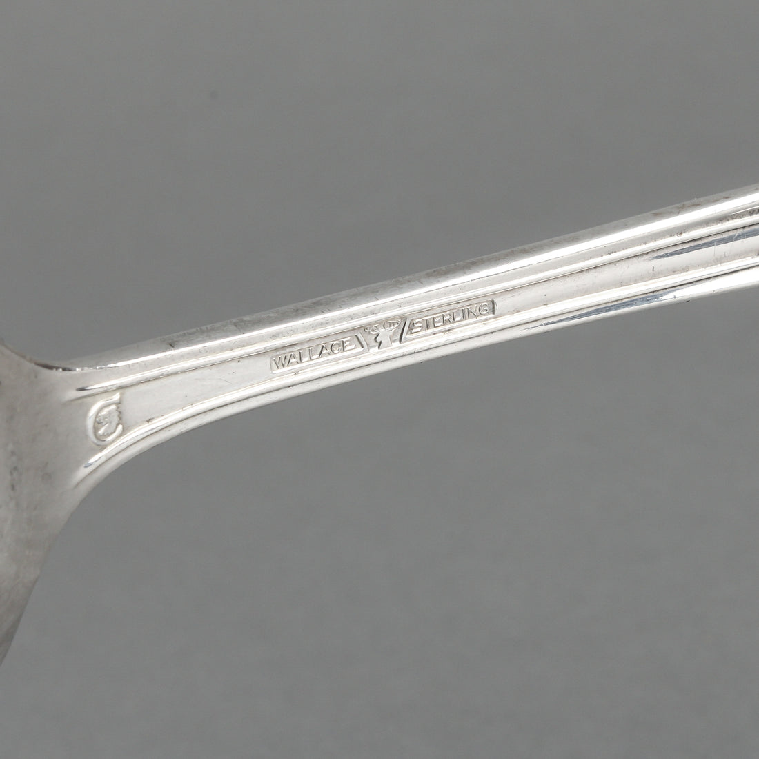 WALLACE Rose Point Sterling Silver Serving Spoon