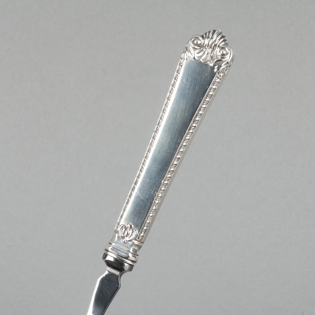 BIRKS George II Plain Sterling Silver & Stainless Steel Fish Set