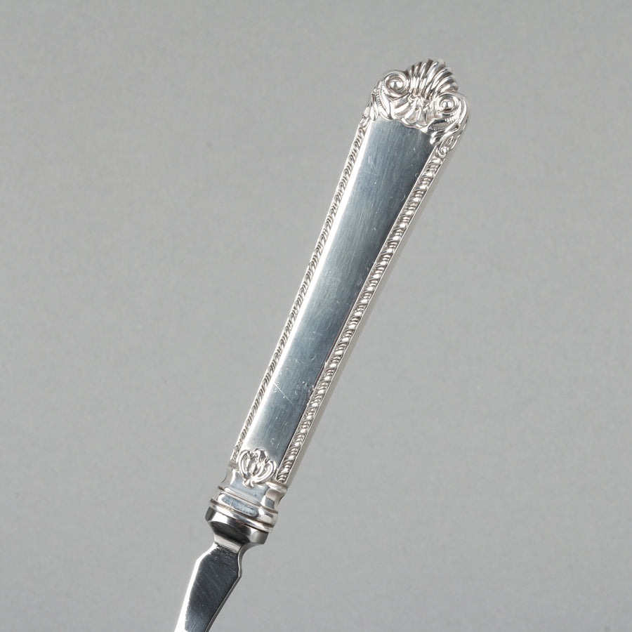 BIRKS George II Plain Sterling Silver & Stainless Steel Fish Set