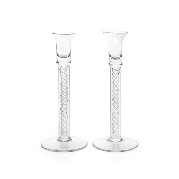 Air Twist Candlesticks - Set of 2