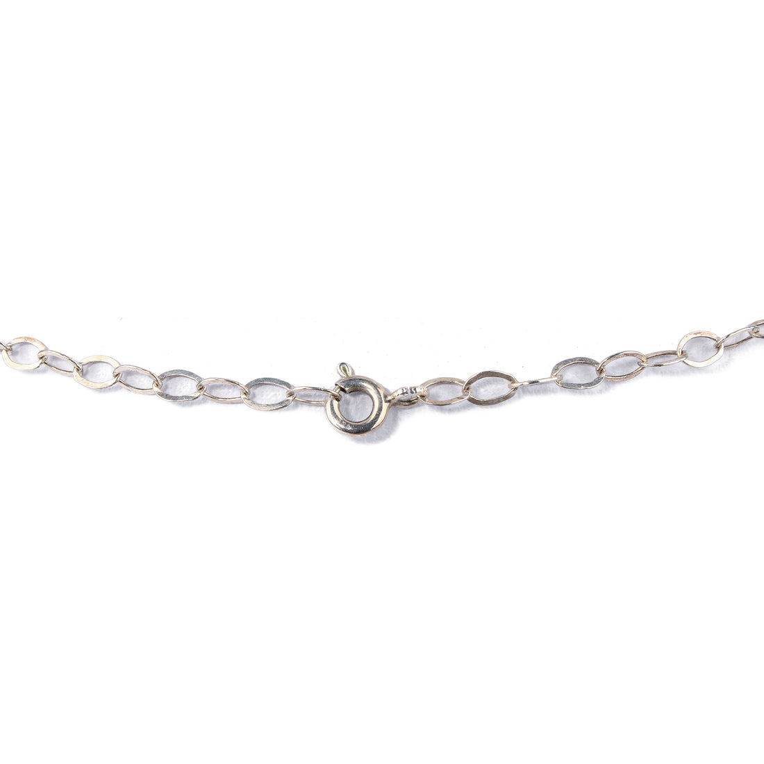 Sterling Silver Grey Pearl & Crystal Lariat Necklace