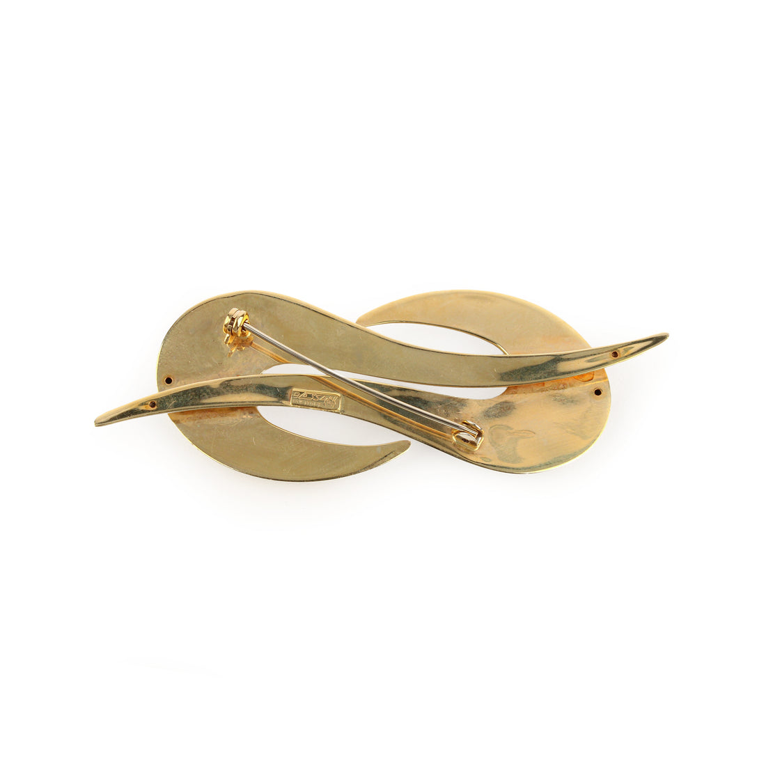 BASSANI 14K 2-Tone Infinity Brooch