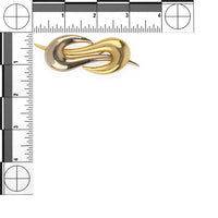 BASSANI 14K 2-Tone Infinity Brooch