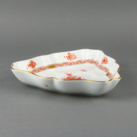 HEREND Chinese Bouquet Triangle Dish
