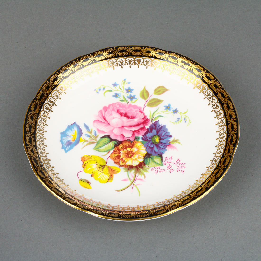 ROYAL GRAFTON Hand-Painted Floral Cup & Saucer