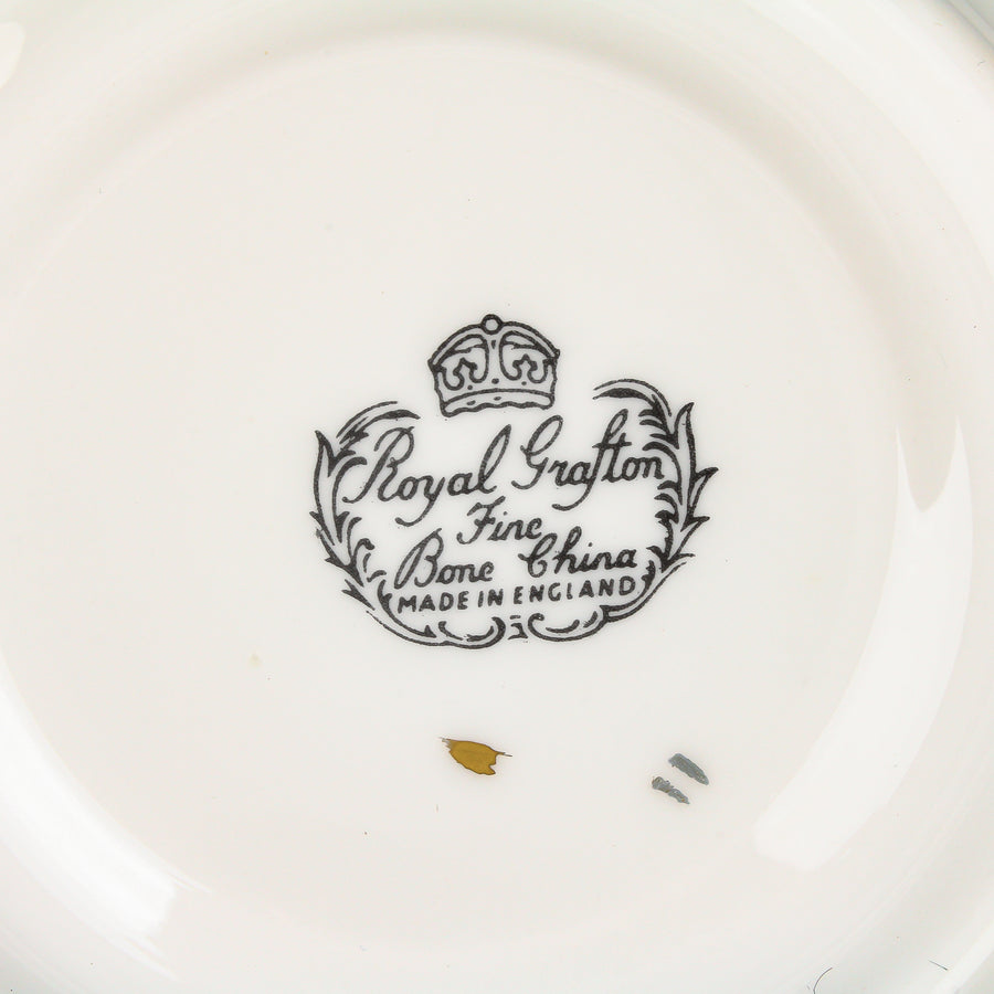 ROYAL GRAFTON Hand-Painted Floral Cup & Saucer