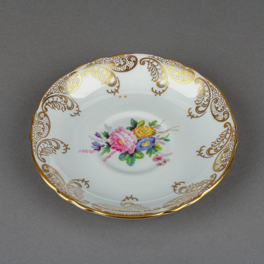 PARAGON Hand-Painted Floral Spray Cup & Saucer