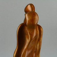 De La Roche - Abstract Man & Woman - Cast Bronze Sculpture on Granite Base