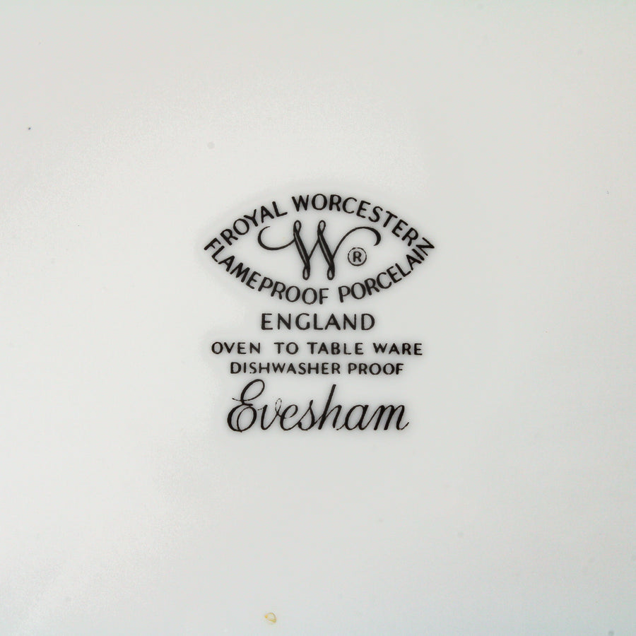 ROYAL WORCESTER Evesham Dessert Plates - Set of 8