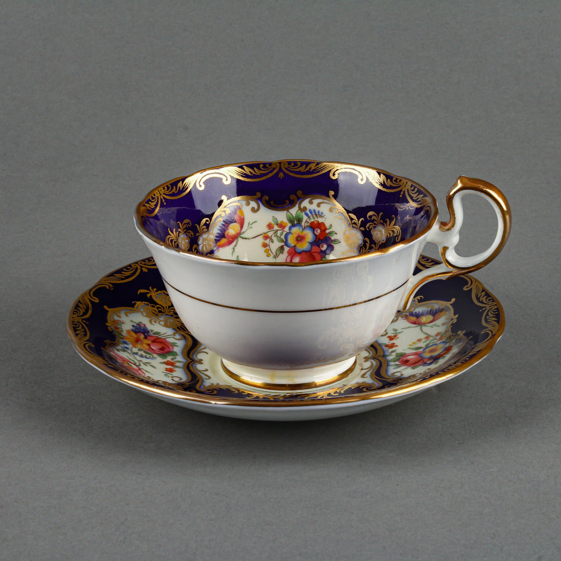 AYNSLEY Aristocrat 7700 Cobalt Blue - 8 Place Settings +