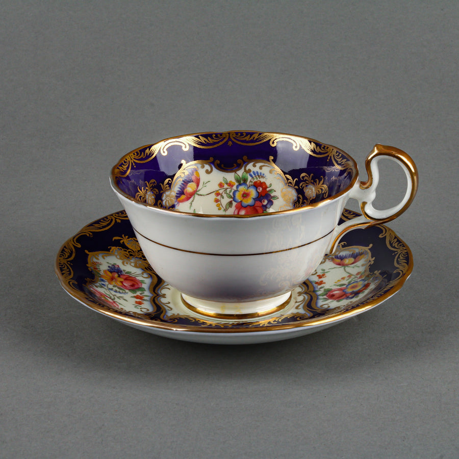 AYNSLEY Aristocrat 7700 Cobalt Blue - 8 Place Settings +