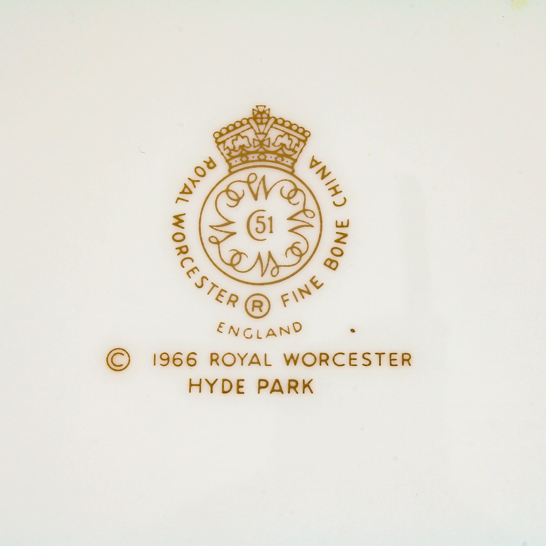 ROYAL WORCESTER White & Gold Hyde Park - 10 Place Settings +