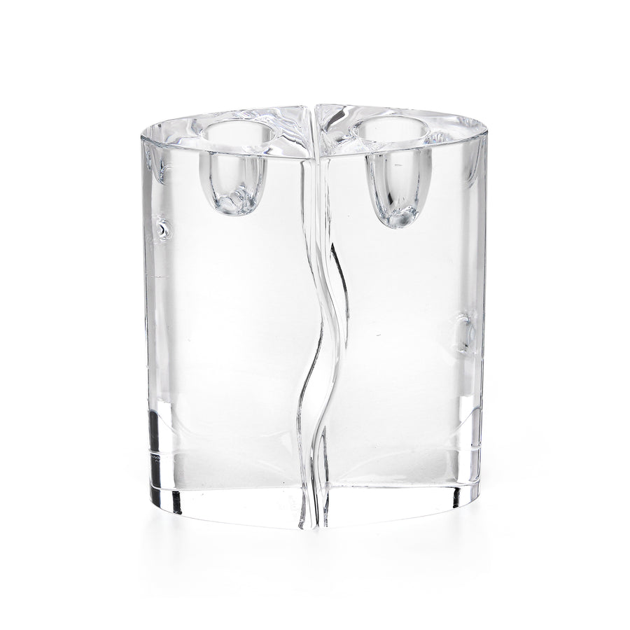 IITTALA Tiina Nordstorm PARI Crystal Candlesticks Set of 2