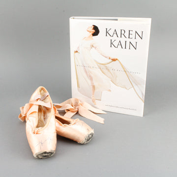 Karen Kain Signed Pointe Shoes & Autobiography