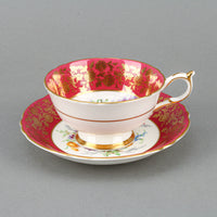 PARAGON A530 Hand-Painted Floral Centre Cup & Saucer