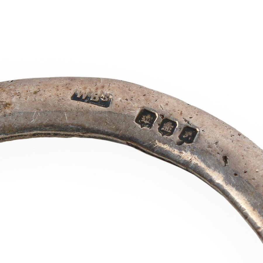 Vintage Sterling Silver Pennacular Brooch