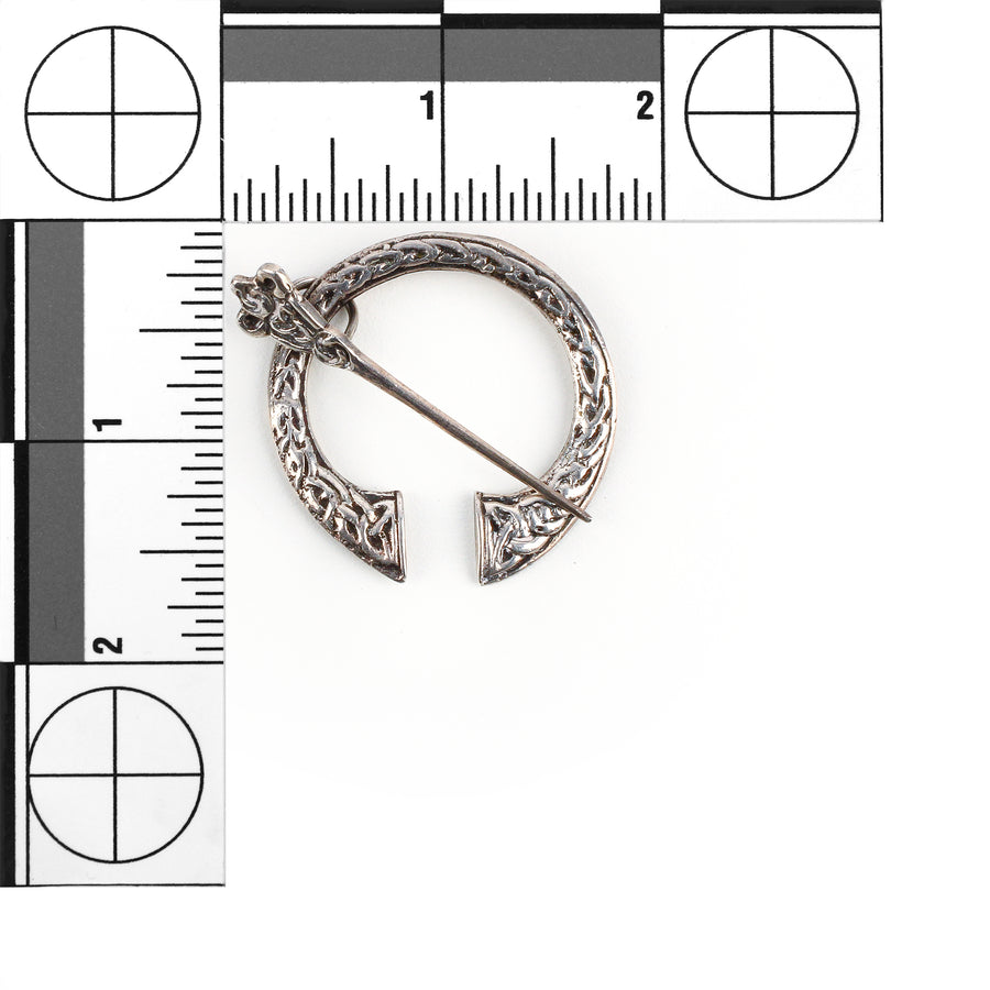 Vintage Sterling Silver Pennacular Brooch