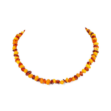 2-Tone Amber Chip Necklace