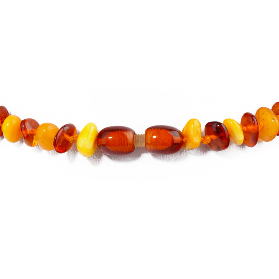 2-Tone Amber Chip Necklace